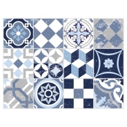 [2 1Ʈ]  ̺Ʈ ũ  40 X 30 cm CONTENTO Placemats Mosaic Blue 40 X 30 cm 866774