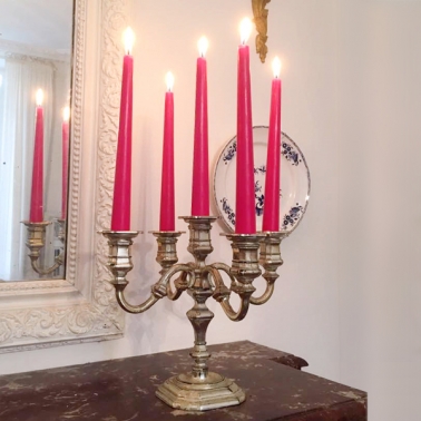 À¯·´ ¾ØÆ½ÃÊ Ç»½Ã¾Æ 5°³ÀÔ 250x22mm Candles 250x22mm 5pcs Fuchsia 165577_Fuc