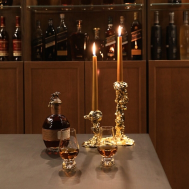 Æú½ºÆ÷ÅÙ µå¸³ ĵµéȦ´õ °ñµå L 25cm 1°³ Pols Potten Drip candle holder Gold L 390-225-134
