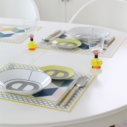 [2 1Ʈ]  ̺Ʈ ÷Ǯ Ÿ 40 X 30 cm CONTENTO Placemats Colorful Tiles 40 X 30 cm 868356