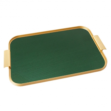 [ɼ]  l ̸ ̾Ƹ Ʈ ̵,  Ʈ ׸ Kaymet Ribbed Tray Diamond Forest Green S16, S18