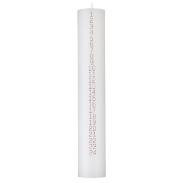 ͏°´õ ĵµé ·¹µå 1°³ 300x50mm Calendar Candle 300x50mm 1pc Red