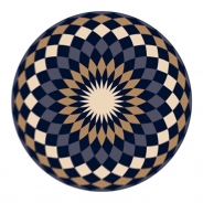 [2 1Ʈ]  ̺Ʈ Ƽ  38 cm CONTENTO Placemats Vintage blue  38 cm 868060